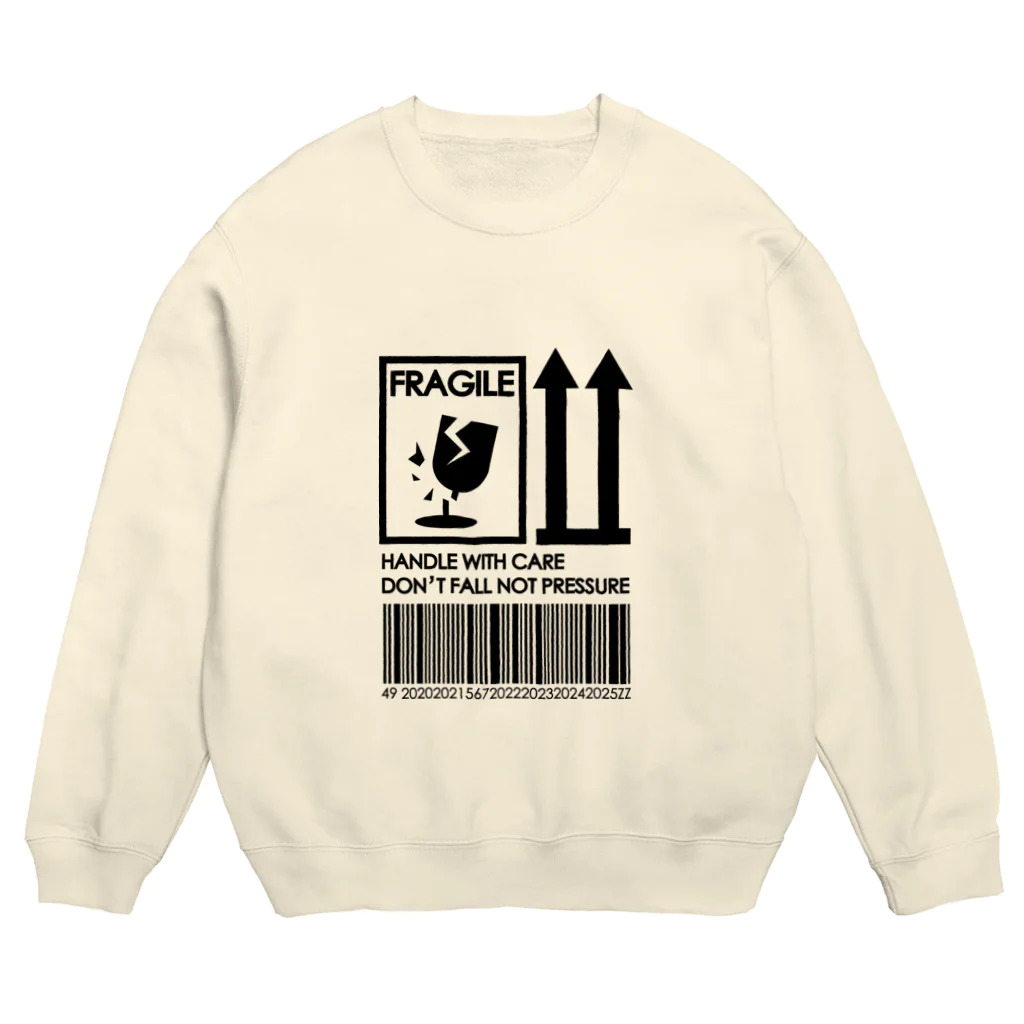 TSUKIKOU SHOP のFRAGILE Crew Neck Sweatshirt