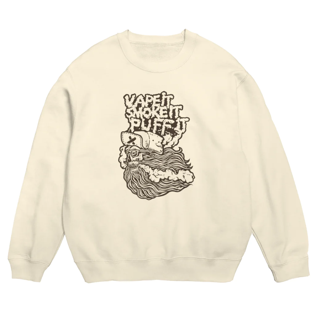 420 MUSIC FACTORYのSMOKING MAN（スモーキングマン）ベイプ スモーク パフ Crew Neck Sweatshirt