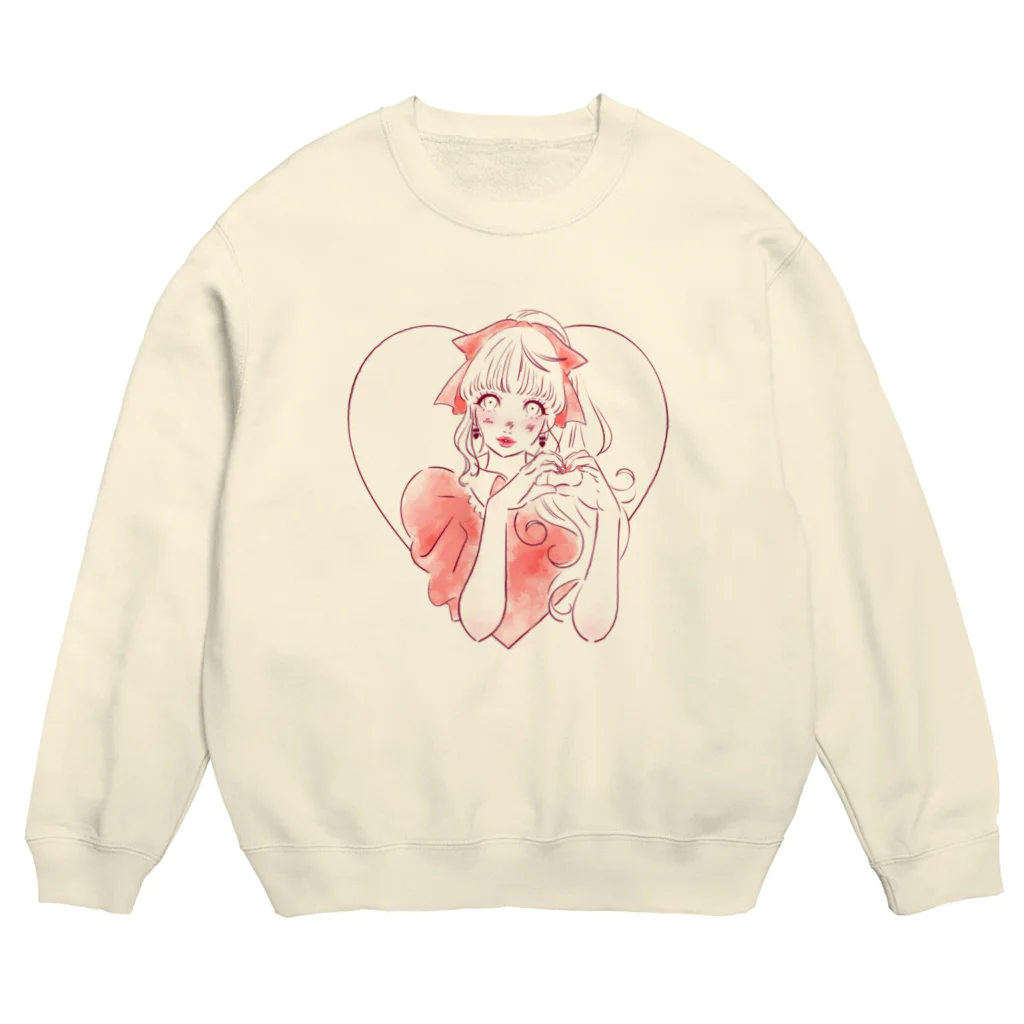 PLAYFULの自己肯定ガール_Make UP Crew Neck Sweatshirt