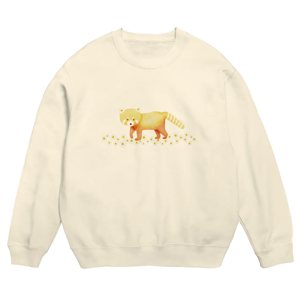 美内のレッサーパンダ Crew Neck Sweatshirt