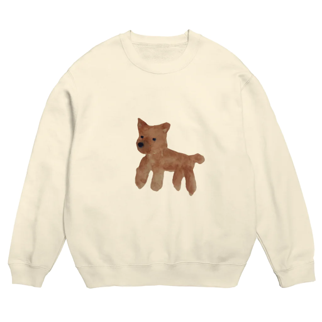 kalitaのいぬ(シュナウザー) Crew Neck Sweatshirt