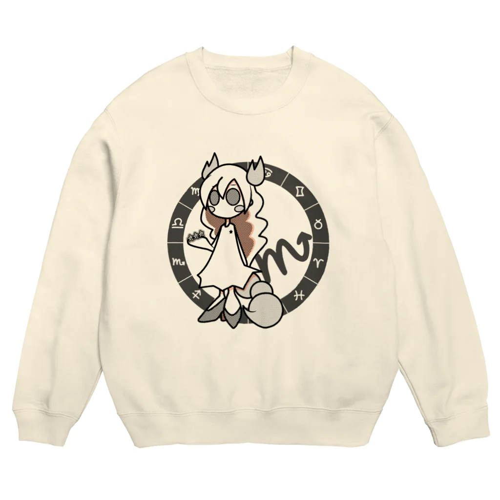 cosmicatiromのさそり座 パターン1 Crew Neck Sweatshirt