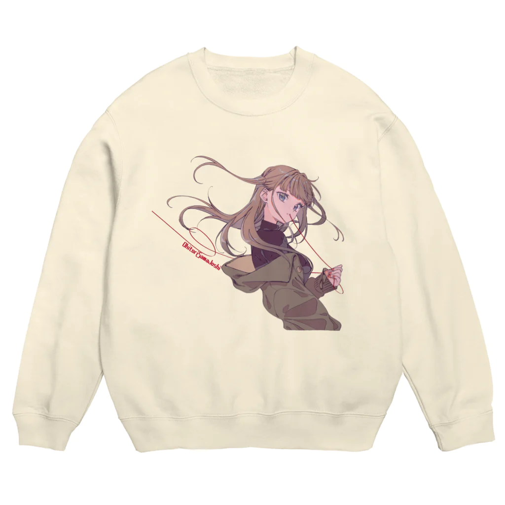 みなもと悠のおひとりさま女子ちゃん3 Crew Neck Sweatshirt