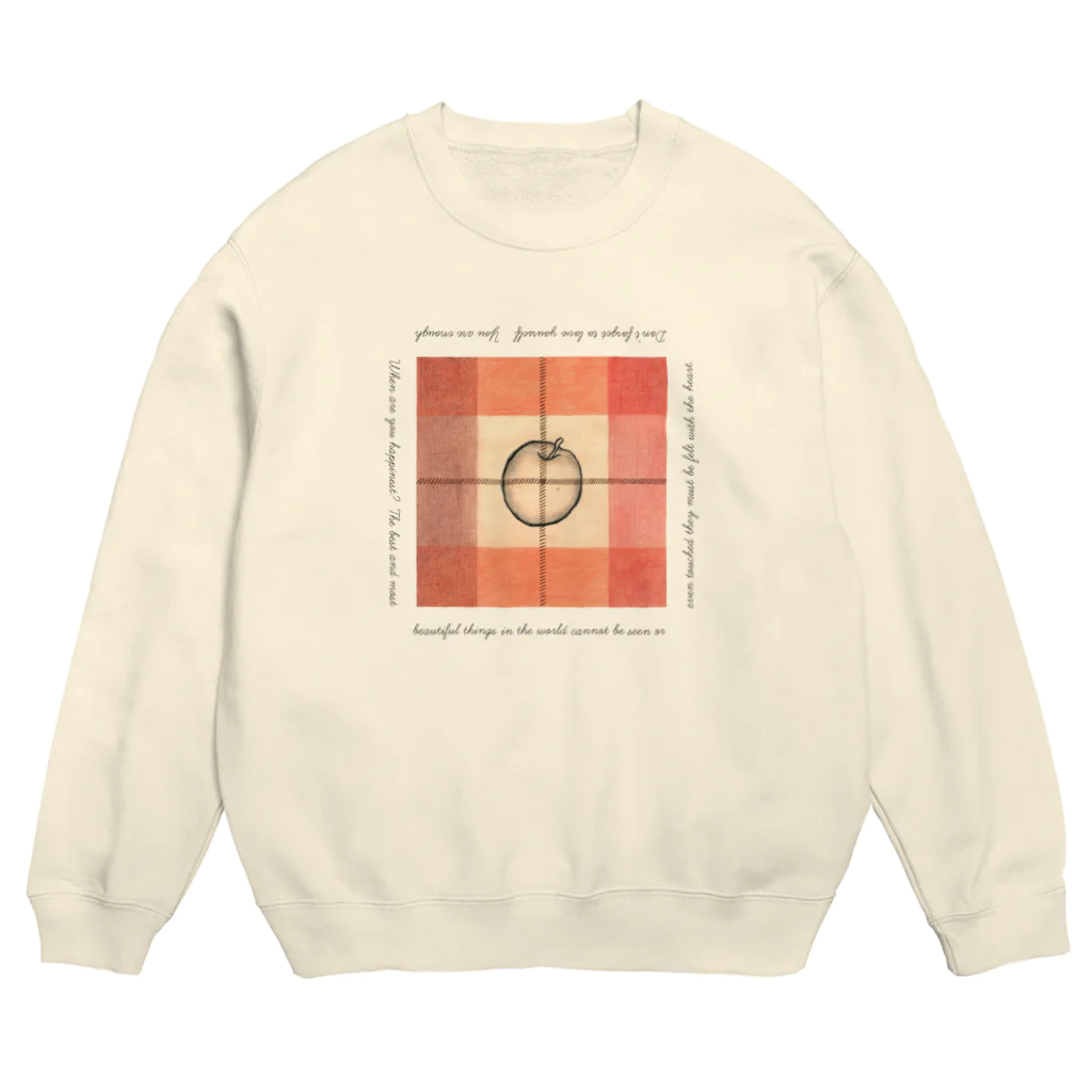 cokieeのりんごのほくろ Crew Neck Sweatshirt