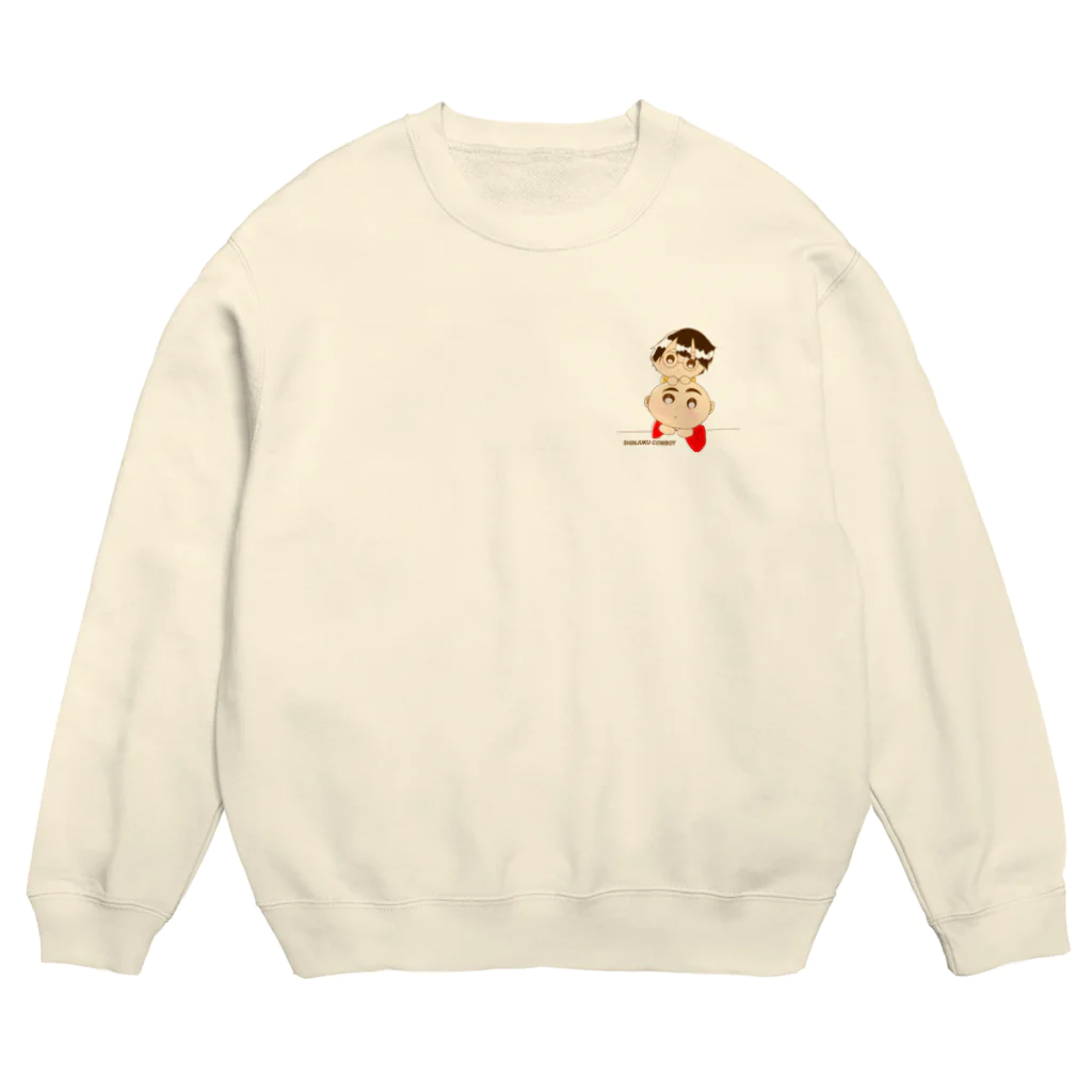 新宿カウボーイ商店の新宿カウボーイ『かねきよon石沢デザイン』 Crew Neck Sweatshirt