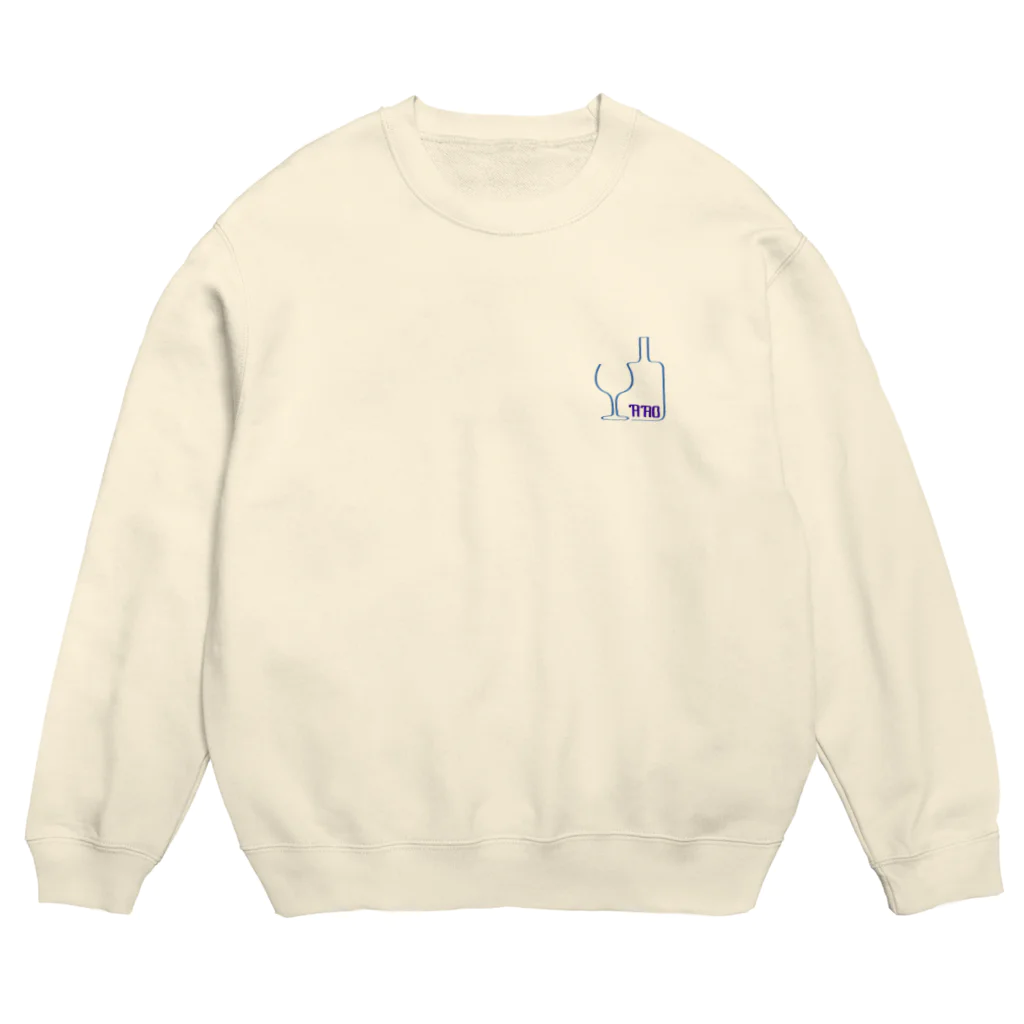 AAOでエイエイオー！のＡＡＯロゴ　ボトル Crew Neck Sweatshirt