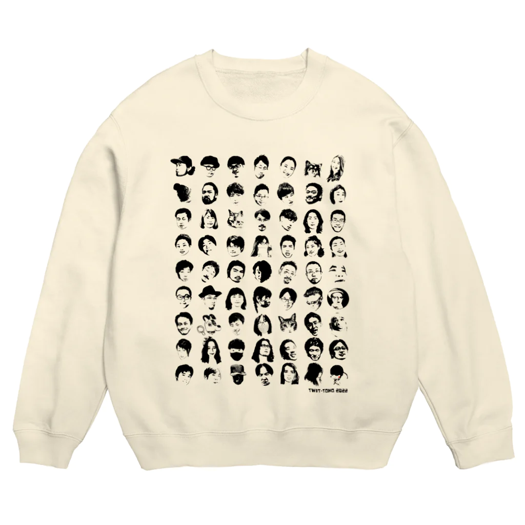 パト先生のツイトモ2022上半期縦長 Crew Neck Sweatshirt