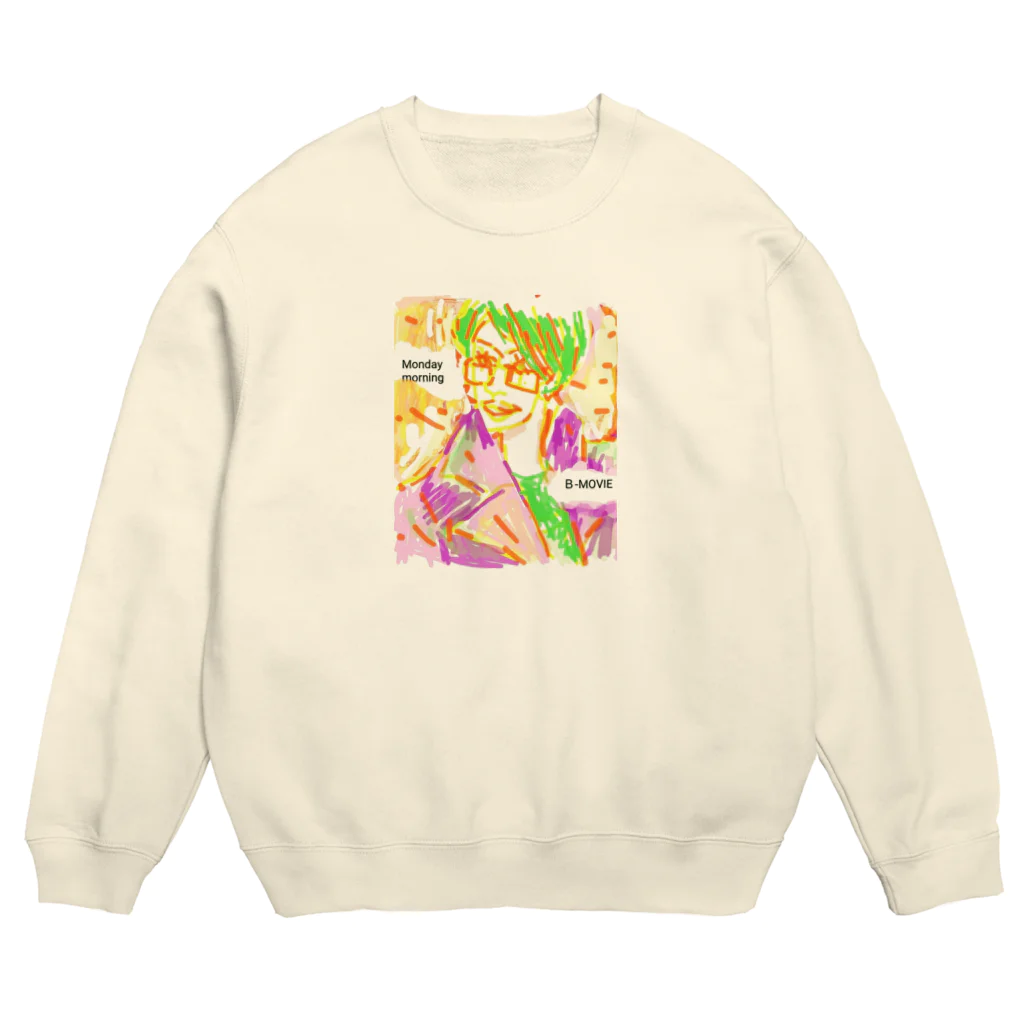 B-MOVIEのmonday  morning 2 Crew Neck Sweatshirt