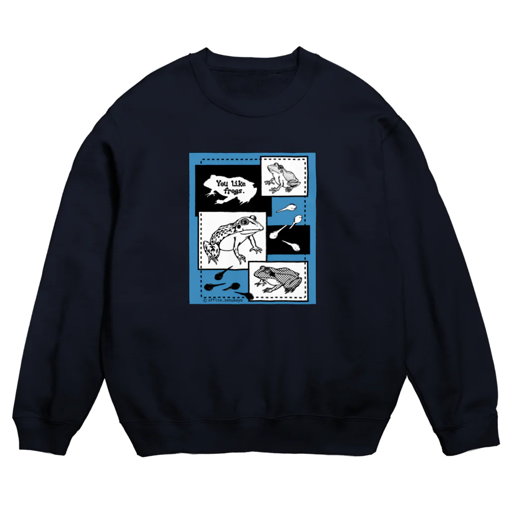 佐助屋本舗のケロリンズ（リアル） Crew Neck Sweatshirt