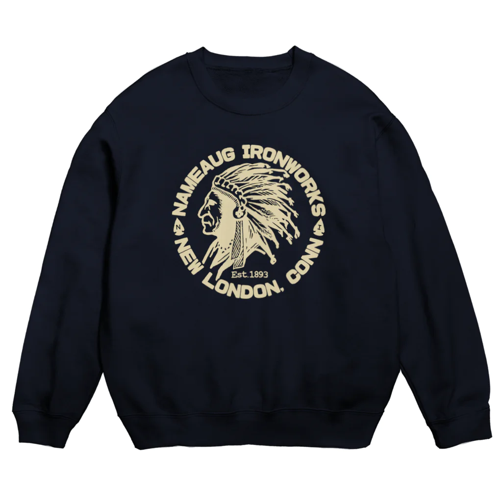 CRUTHのNAMEAUG IRONWORKS - NEW LONDON, CONN. USA #2 Crew Neck Sweatshirt