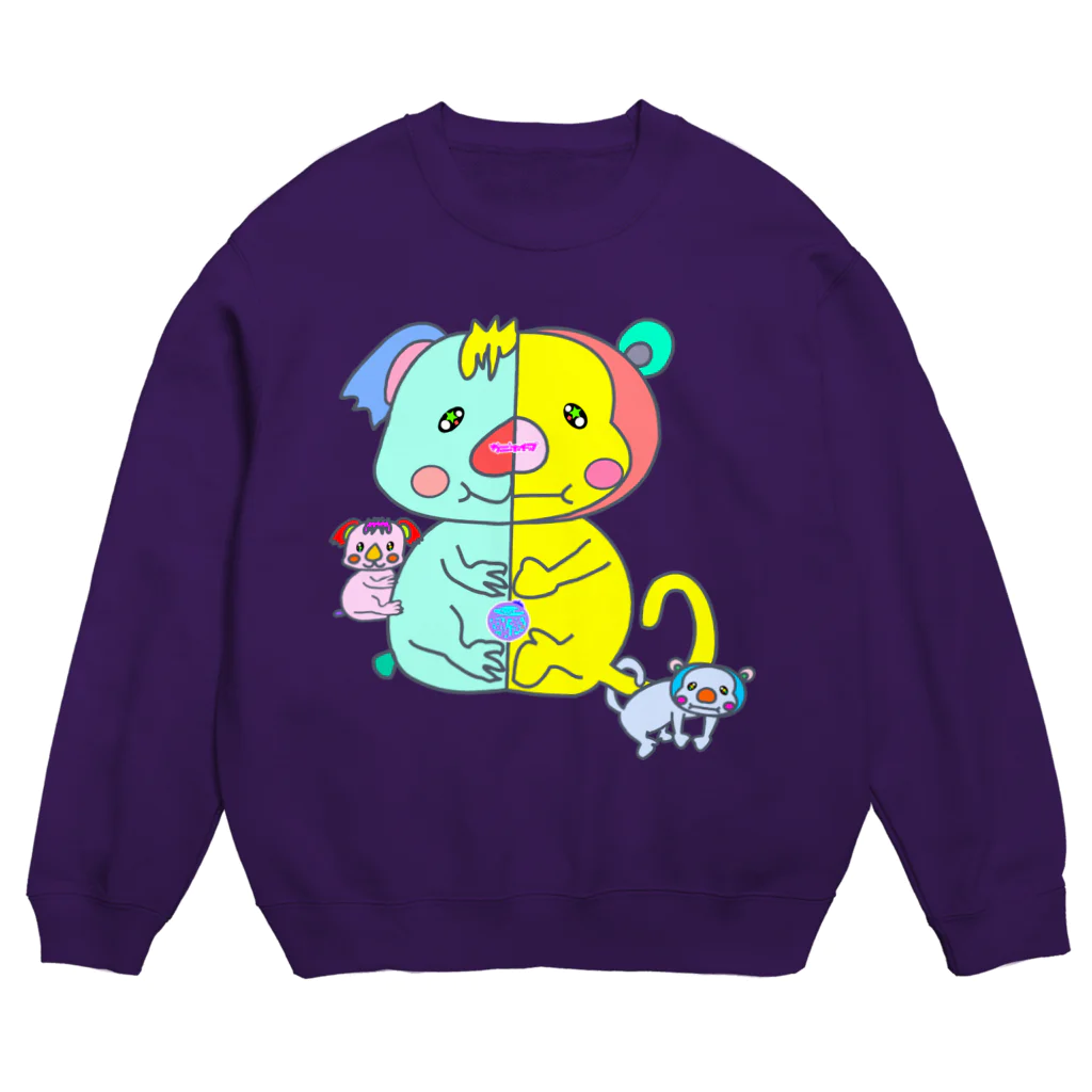 カニホイップの二面性（こあんきい） Crew Neck Sweatshirt