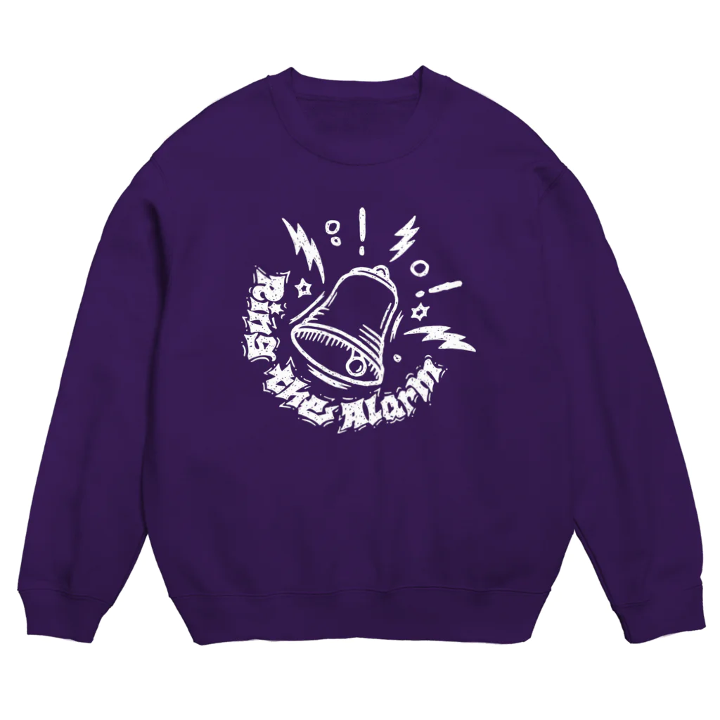 Art Studio TrinityのRING THE ALARM【濃色ベース】 Crew Neck Sweatshirt