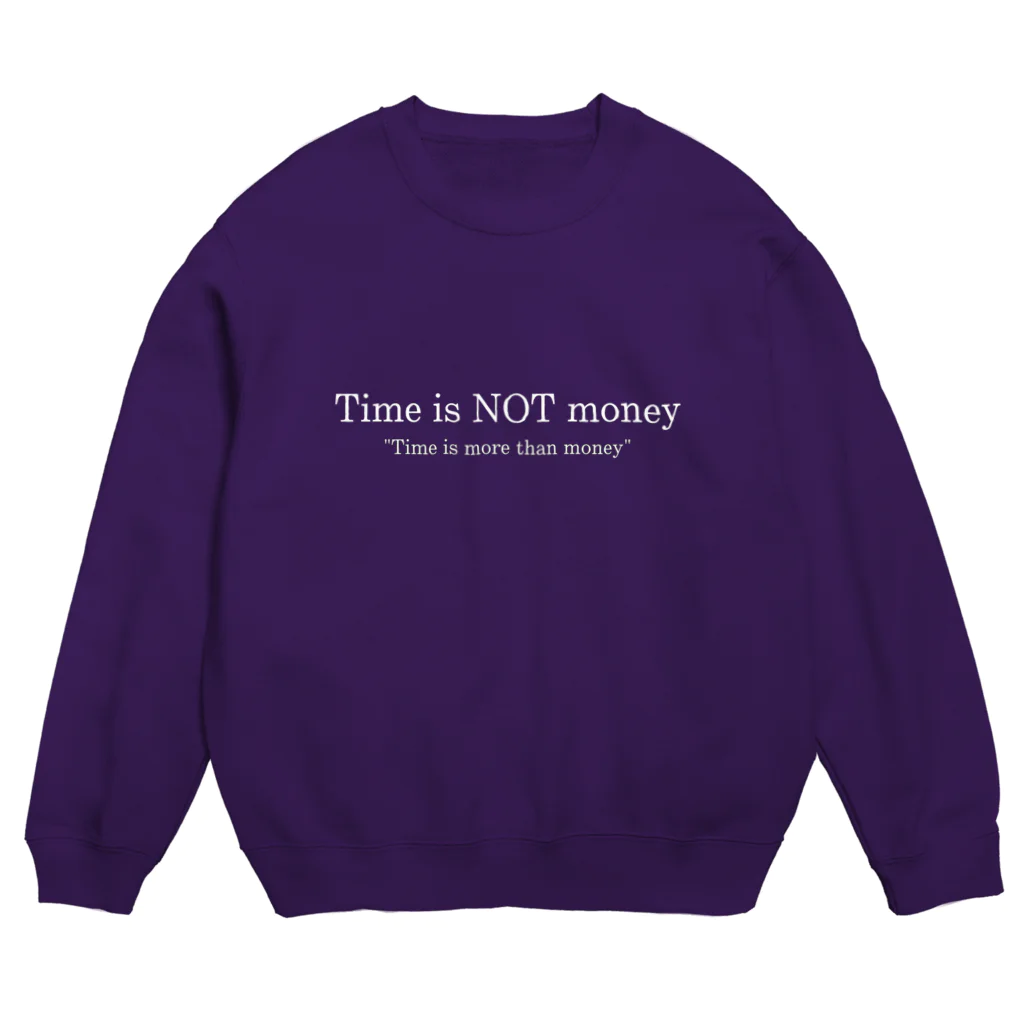 TimelessのTime is NOT money スウェット