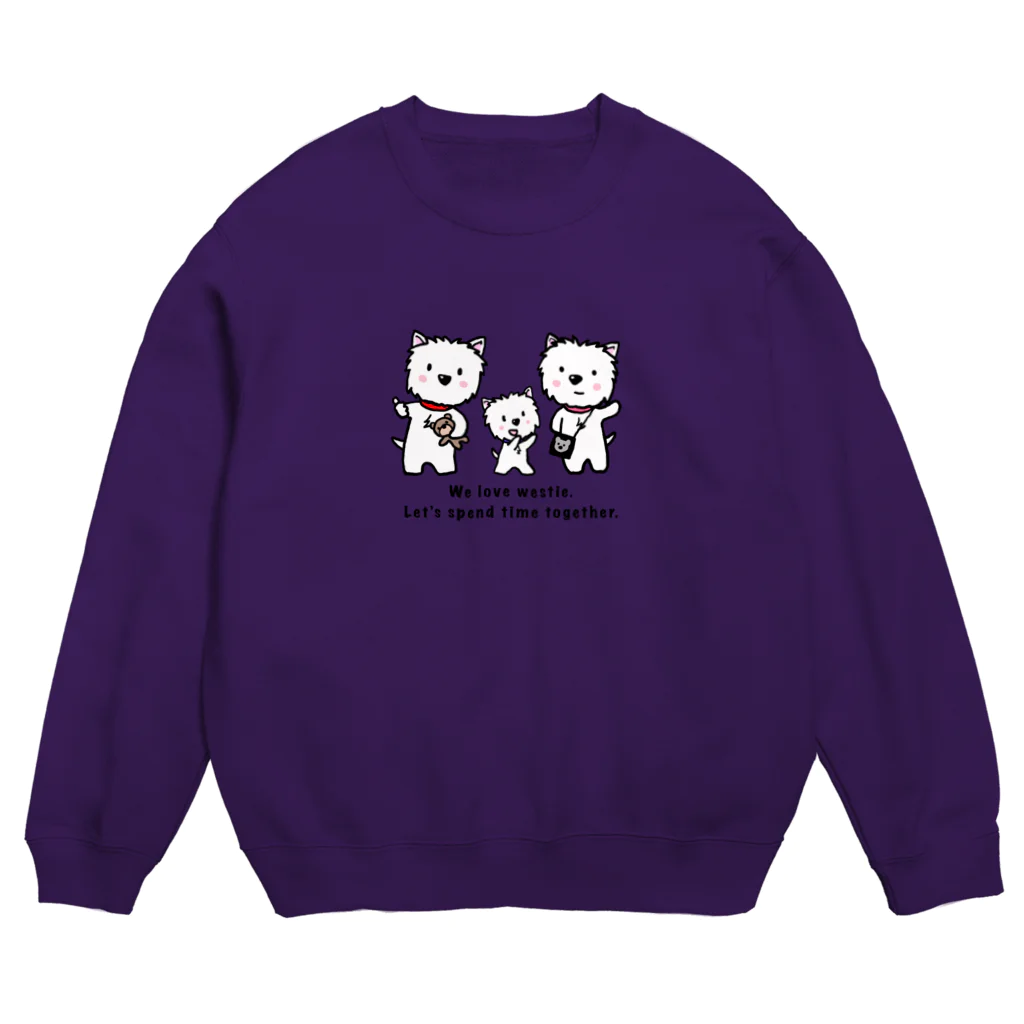 Kizplanning 「Sylph&Devil's」のしろいぬルッチー【3wes】トレーナー Crew Neck Sweatshirt