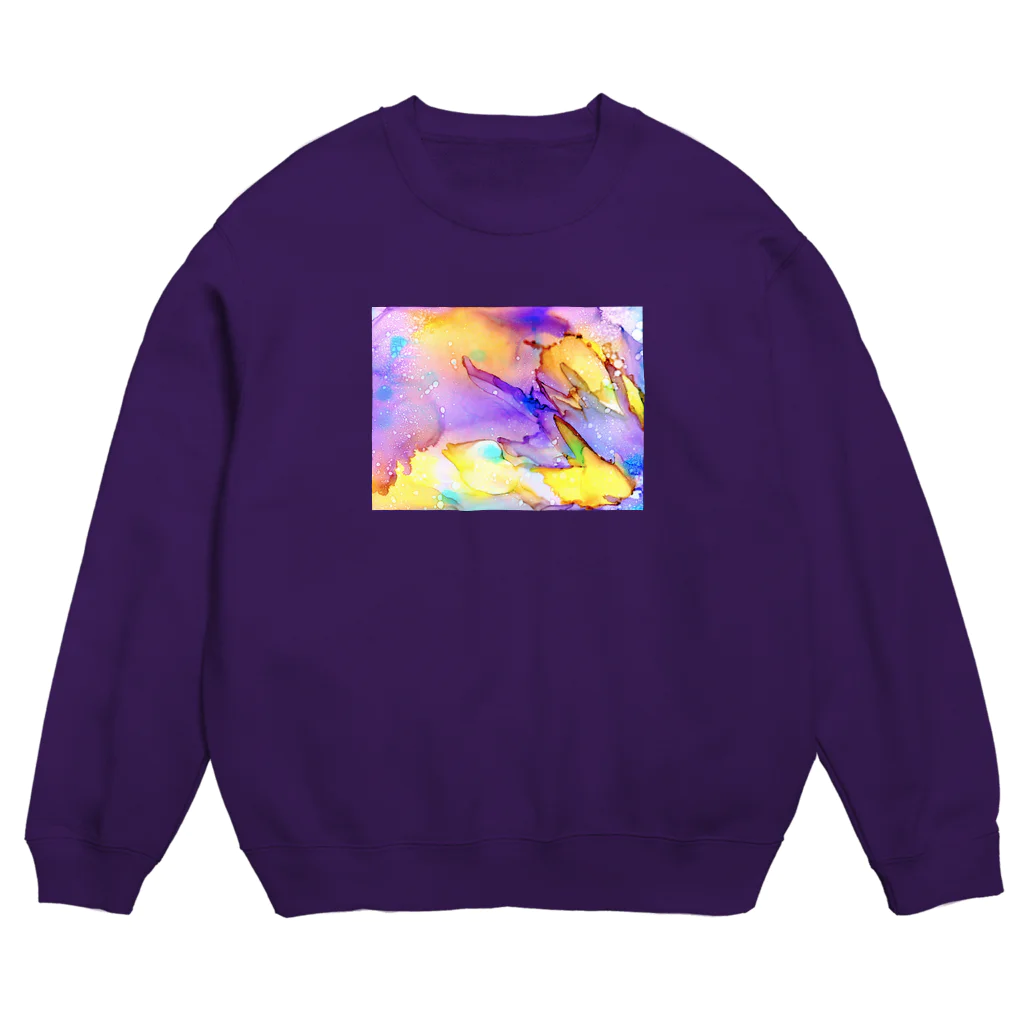 始季彩＠suzuriの夢の中へ Crew Neck Sweatshirt