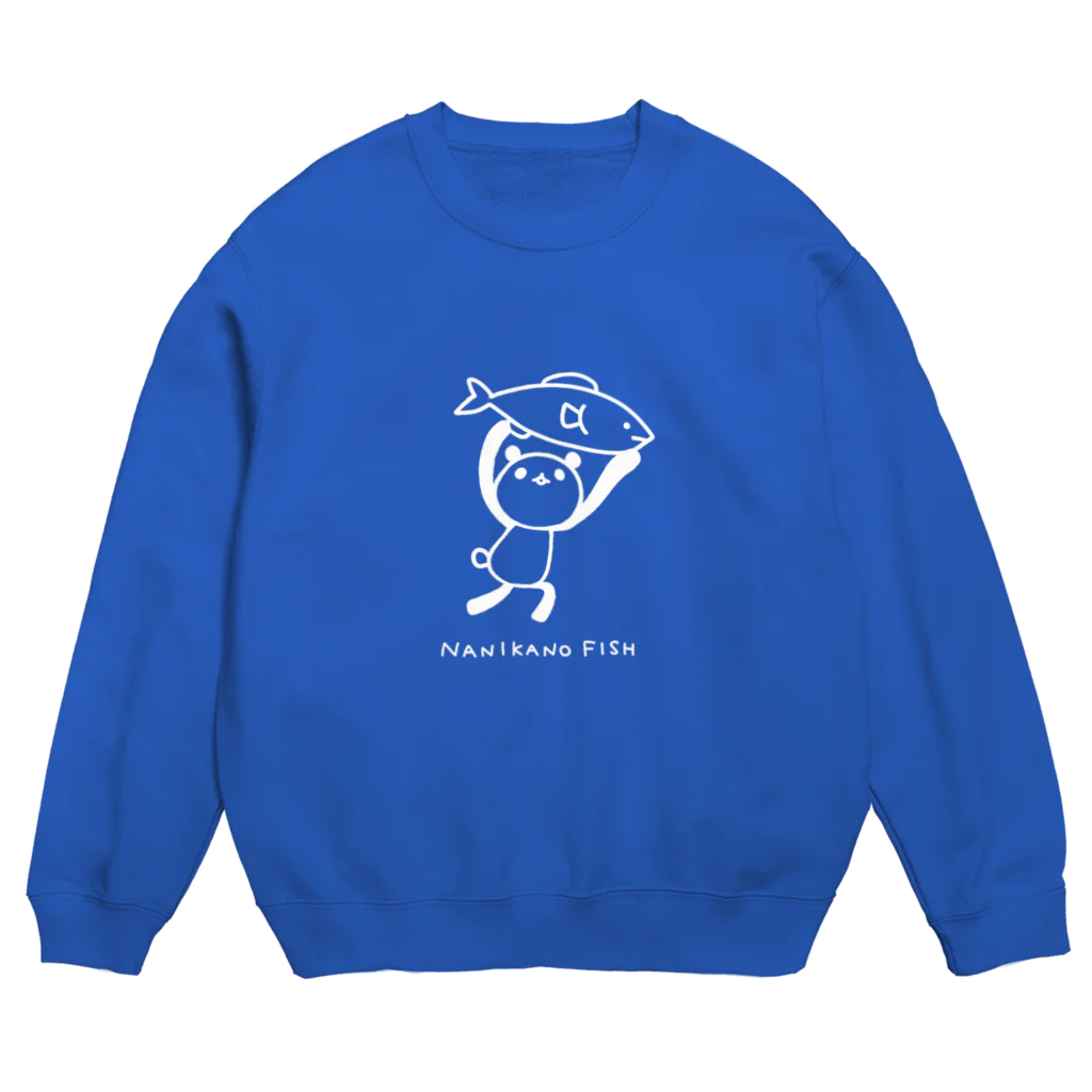 つなまよざの何かの魚 Crew Neck Sweatshirt