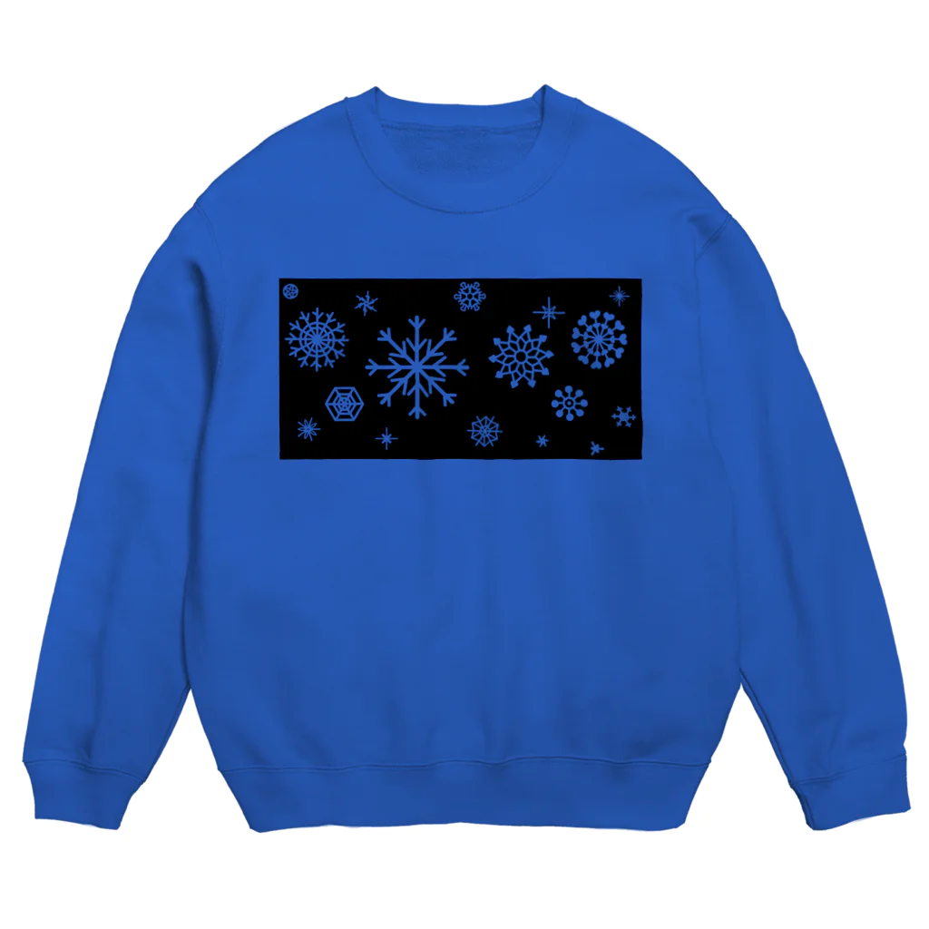 CHOSANAの好きな色に染めて 雪の結晶 Crew Neck Sweatshirt