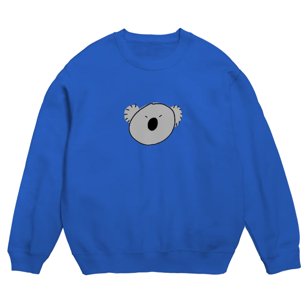 puppy puppyのちょっと拗ねてるこあらくん Crew Neck Sweatshirt