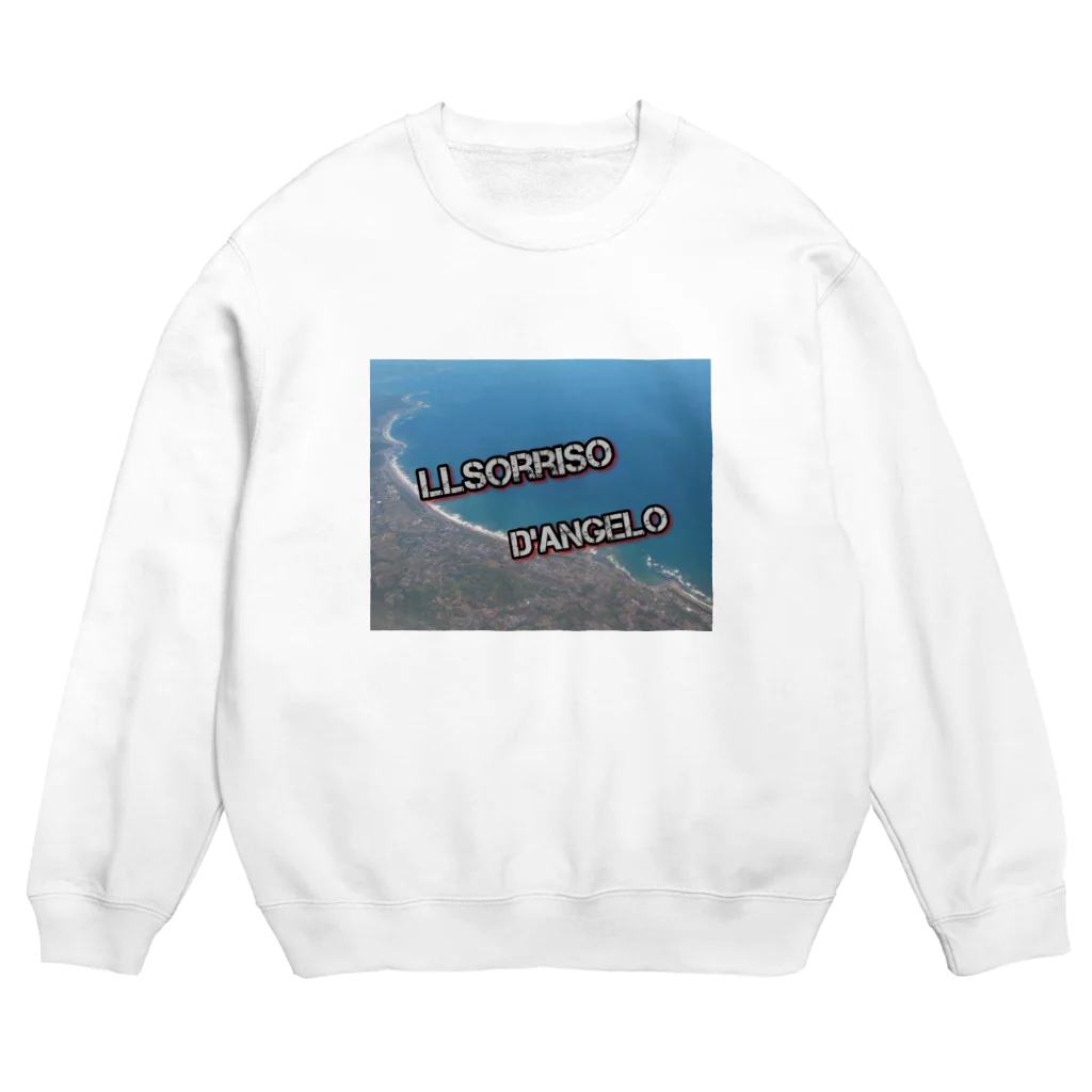 K&Kの上空からの景色(文字あり) Crew Neck Sweatshirt