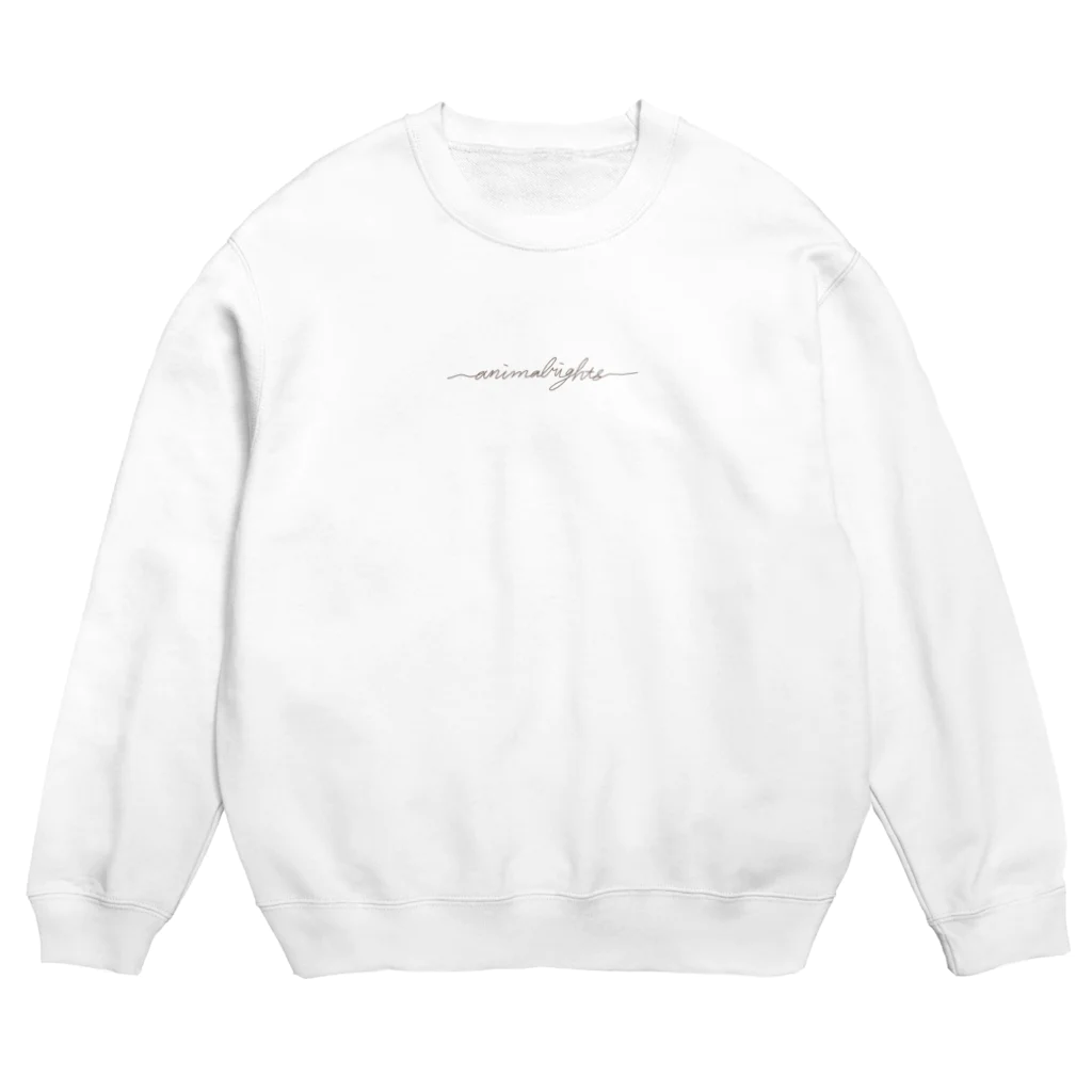 ♡ LOVEGAN SHOP ♡のanimal rights Crew Neck Sweatshirt