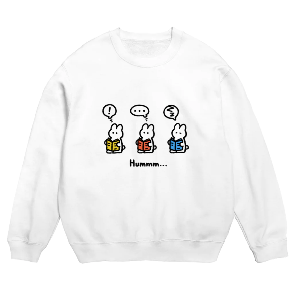 こめつぶ店の読書タイム Crew Neck Sweatshirt