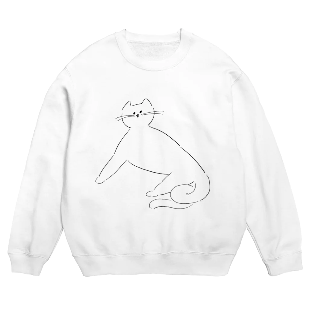 boorichanのにゃんこさん Crew Neck Sweatshirt