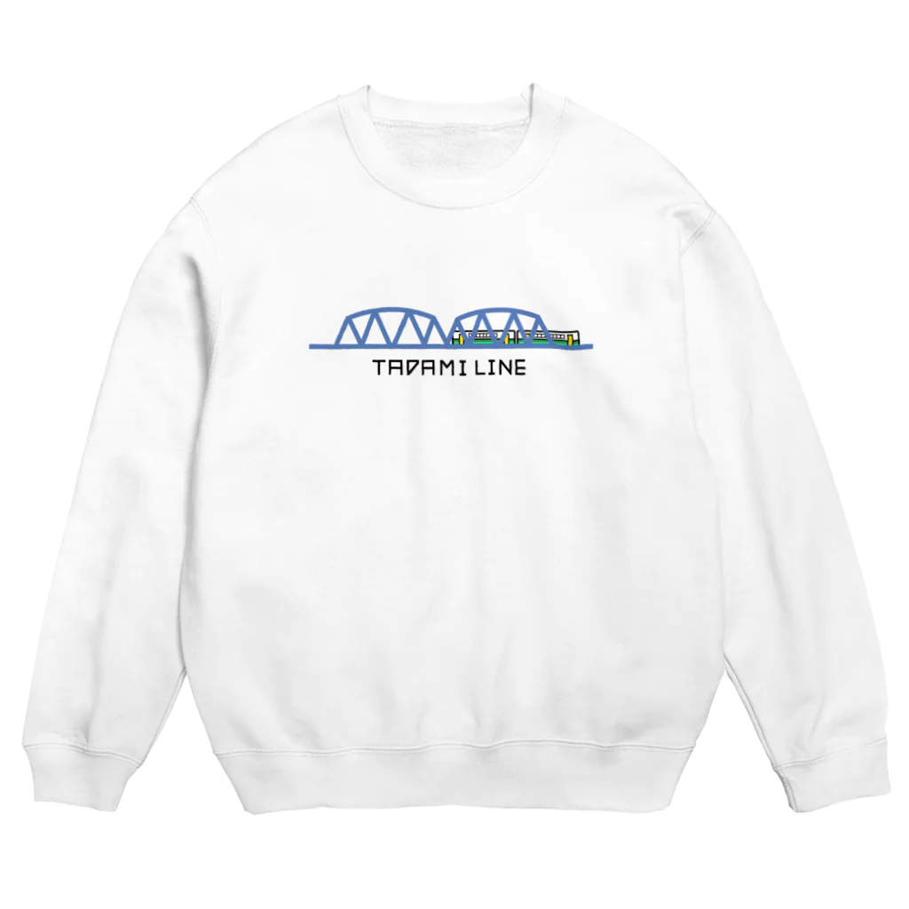 CHIYONの【只見線】第八只見川橋梁とキハE120形🚃💙 Crew Neck Sweatshirt