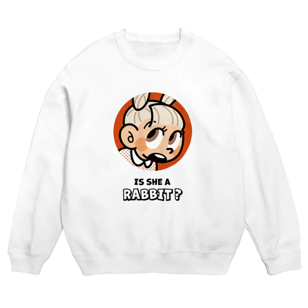 おおつきあやのRabbit Girl❤️ Crew Neck Sweatshirt