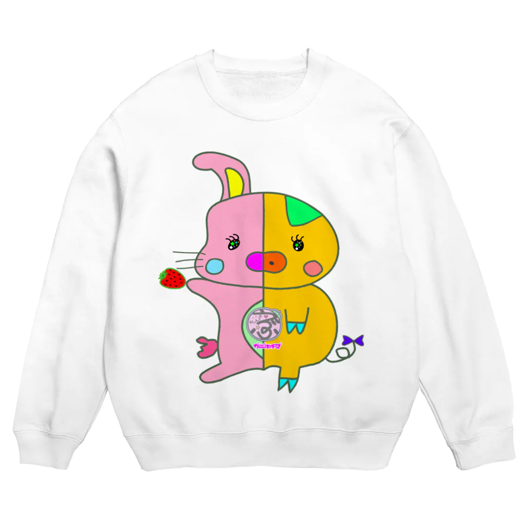 カニホイップの二面性（うぶ） Crew Neck Sweatshirt