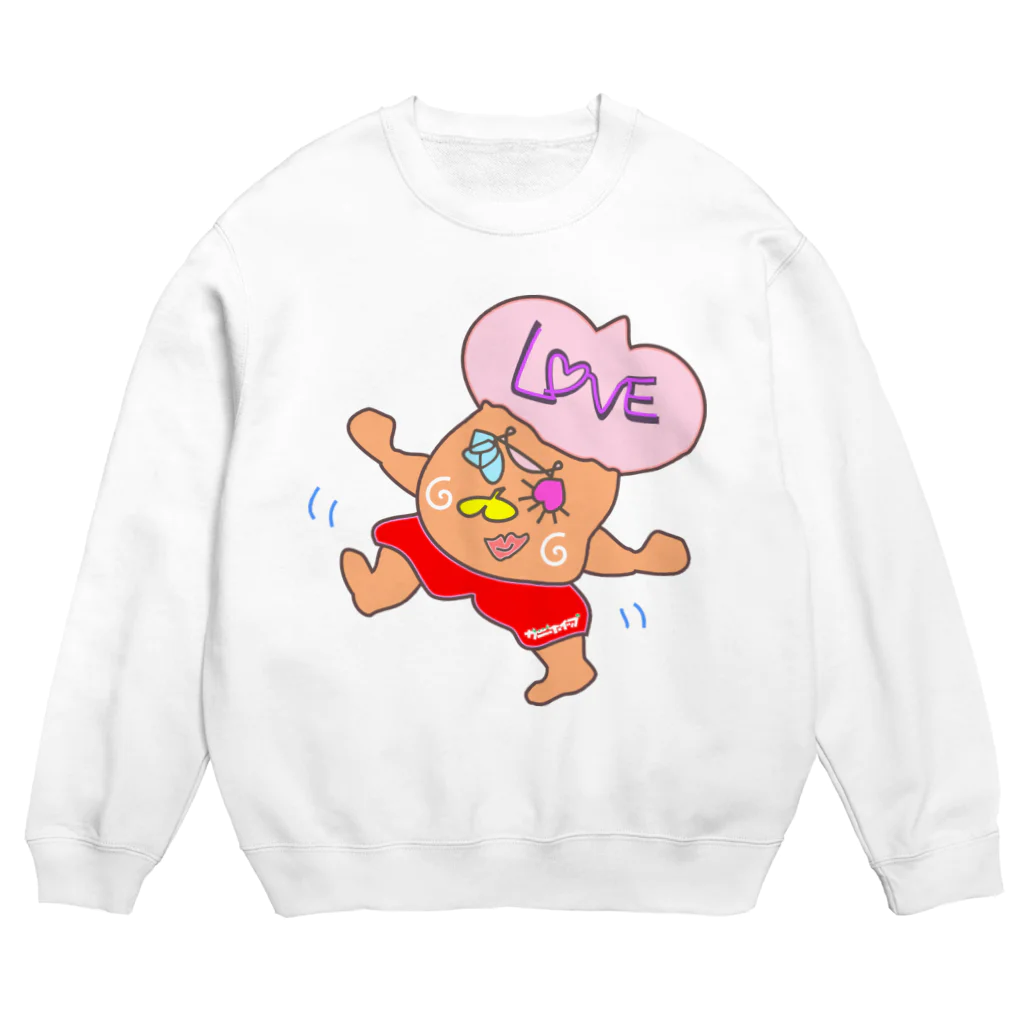 カニホイップの腹踊り（愛沢さん） Crew Neck Sweatshirt