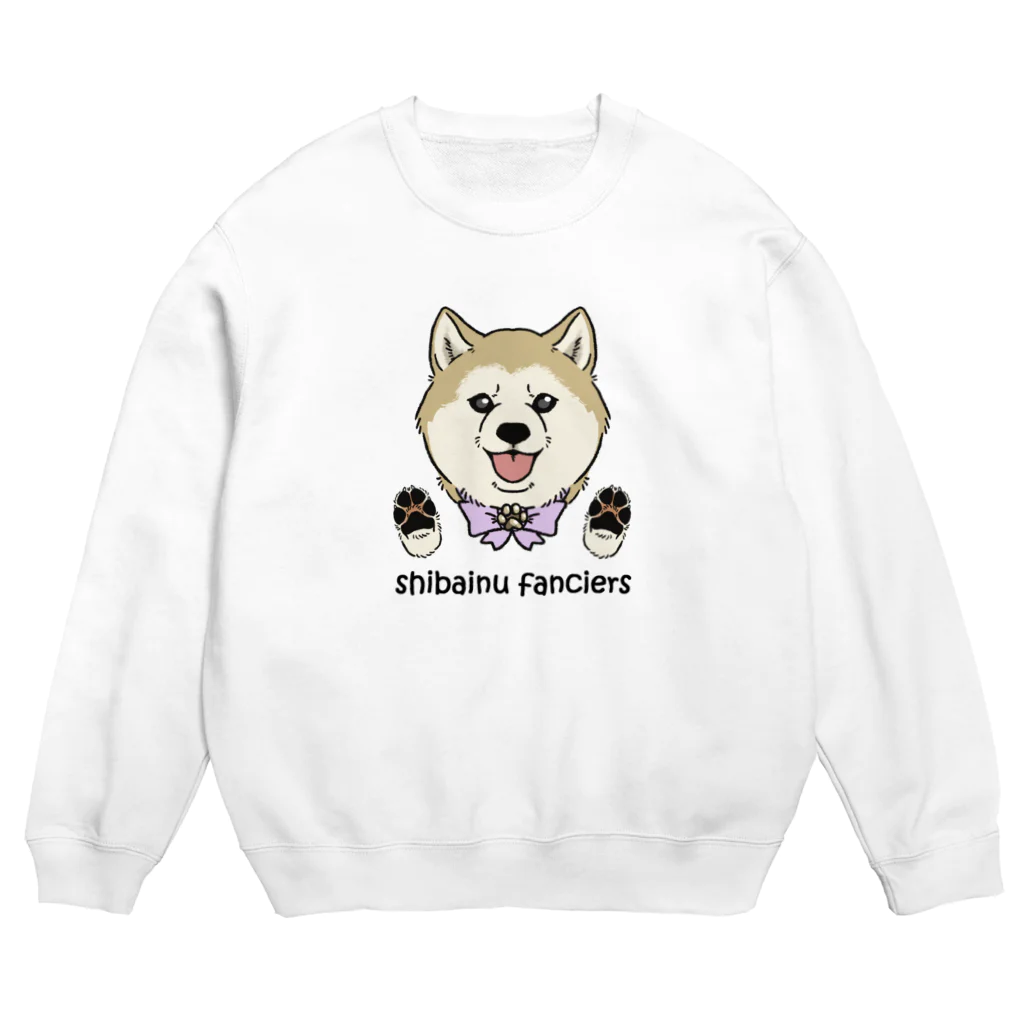 豆つぶのshiba-inu fanciers(シニア柴) Crew Neck Sweatshirt