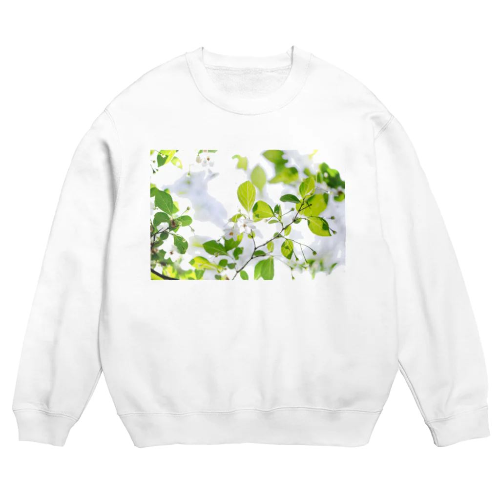 akane_art（茜音工房）の癒しの風景（エゴノキ） Crew Neck Sweatshirt