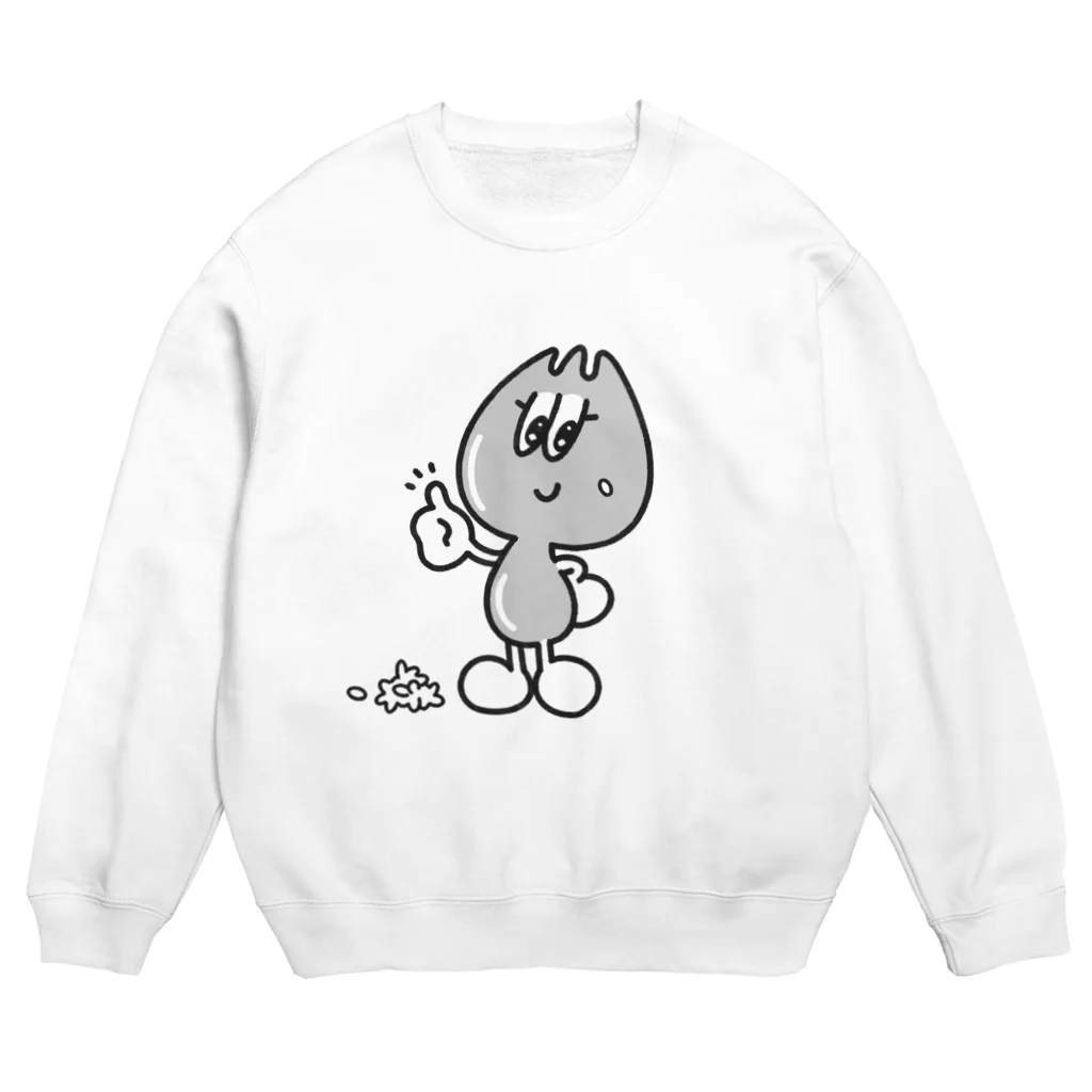 おこめのダイエット食堂のすぽーくん Crew Neck Sweatshirt