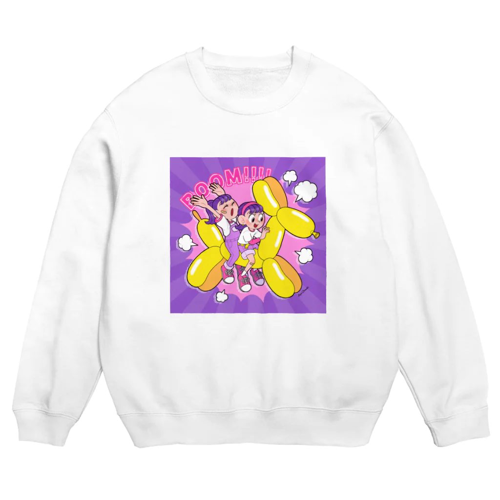 おおつきあやのBALLOON DOG Crew Neck Sweatshirt