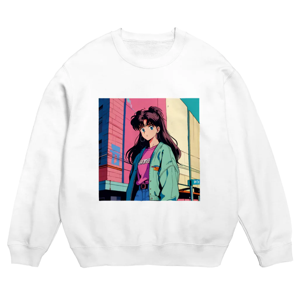 dJ5のLOFI girl Crew Neck Sweatshirt