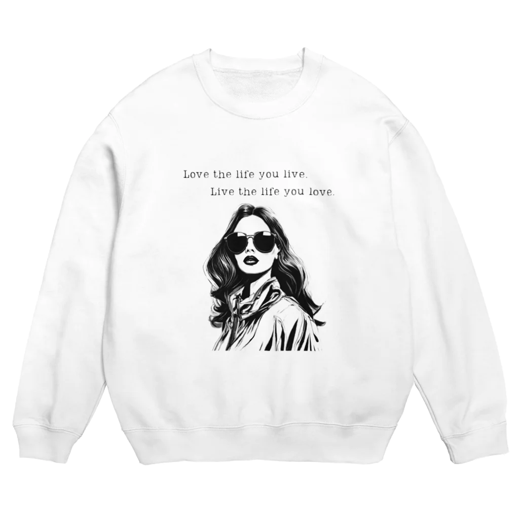 kanasarinoの大人かわいい女性パート４ Crew Neck Sweatshirt