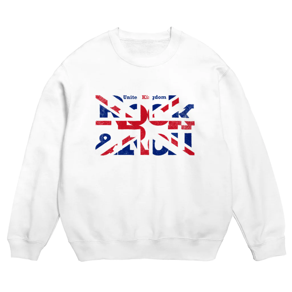 ShibuTのUK ROCK (United Kingdom Rock & Roll) Crew Neck Sweatshirt