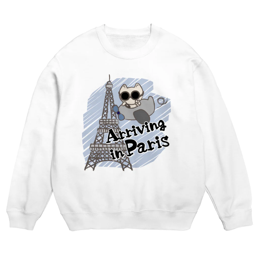 sari'sのArriving in Paris Crew Neck Sweatshirt