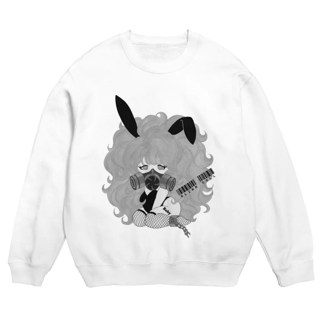 うららのすけのヒトリアソビのBlinnDoll❤D Crew Neck Sweatshirt