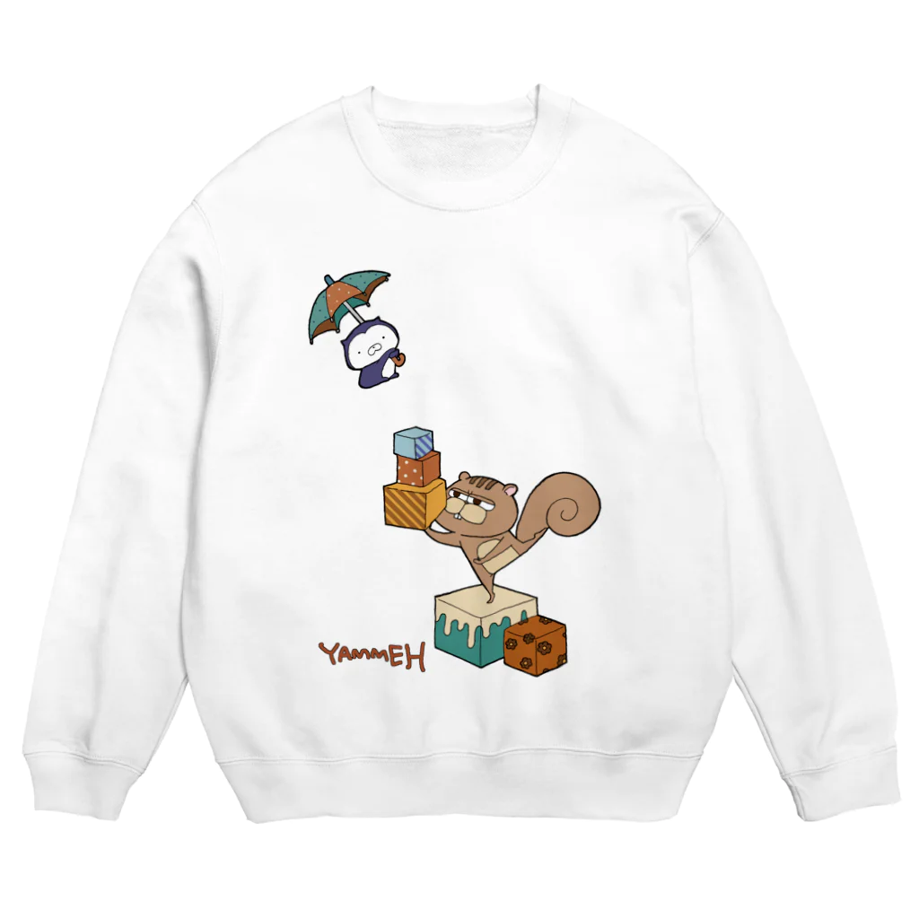 SUZURI×ヤマーフのバランス Crew Neck Sweatshirt