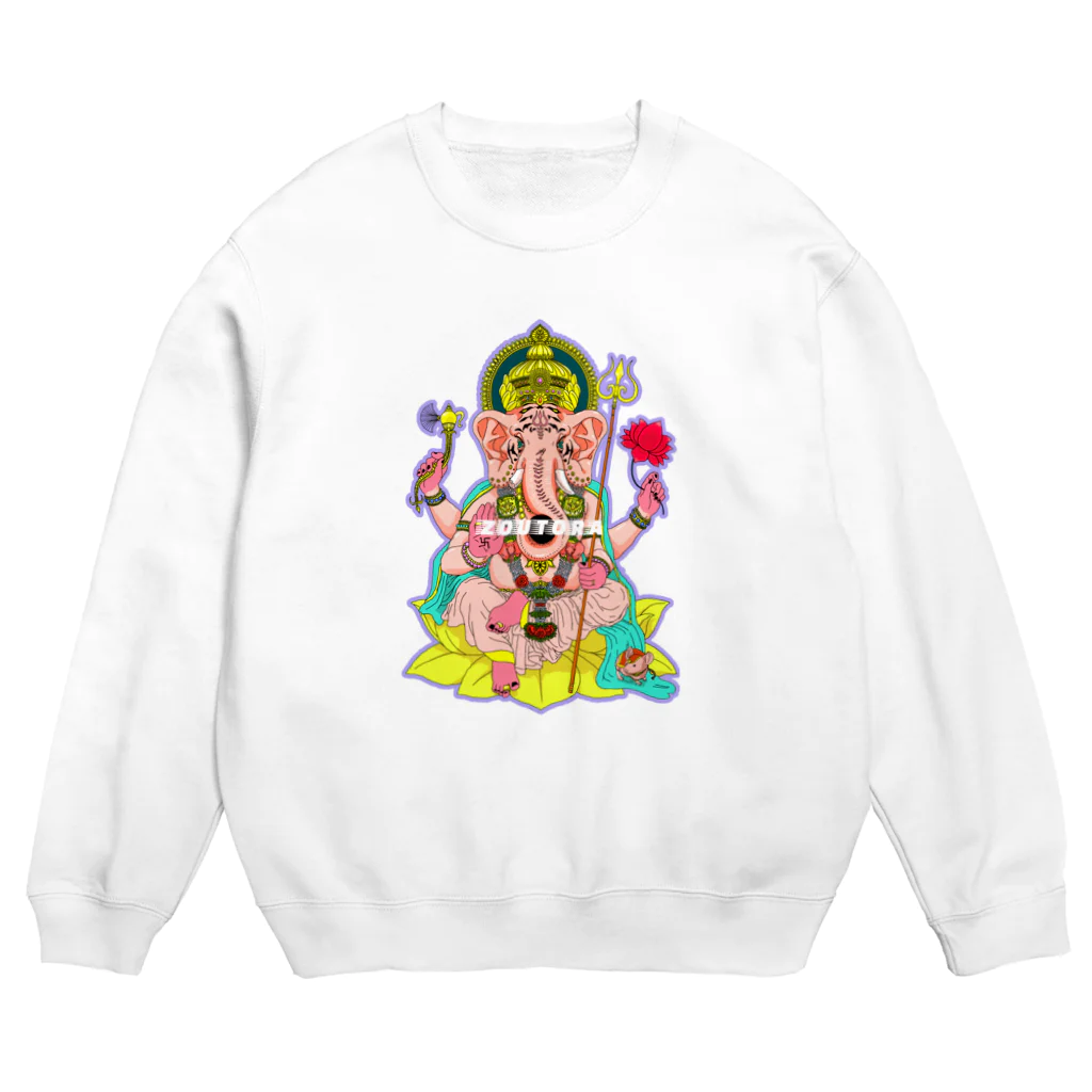 ▱個性の渋滞▱//storeのガネーシャ.ZOUTORA Crew Neck Sweatshirt