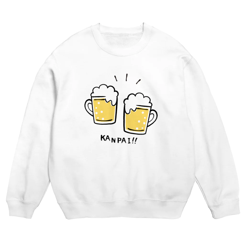 あずき缶のビールでKANPAI!! Crew Neck Sweatshirt