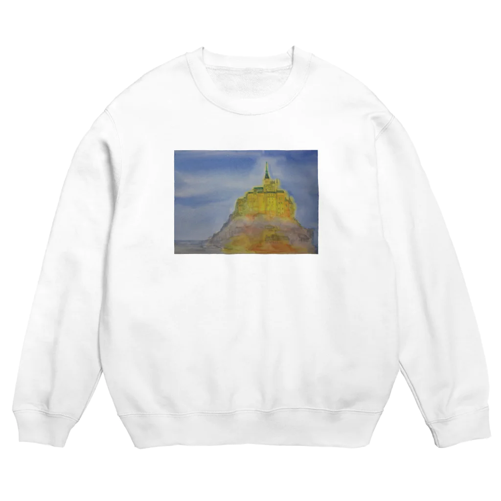 金木犀のモンサンミッシェル Crew Neck Sweatshirt