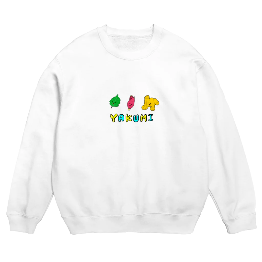 眼精疲労のYAKUMI Crew Neck Sweatshirt