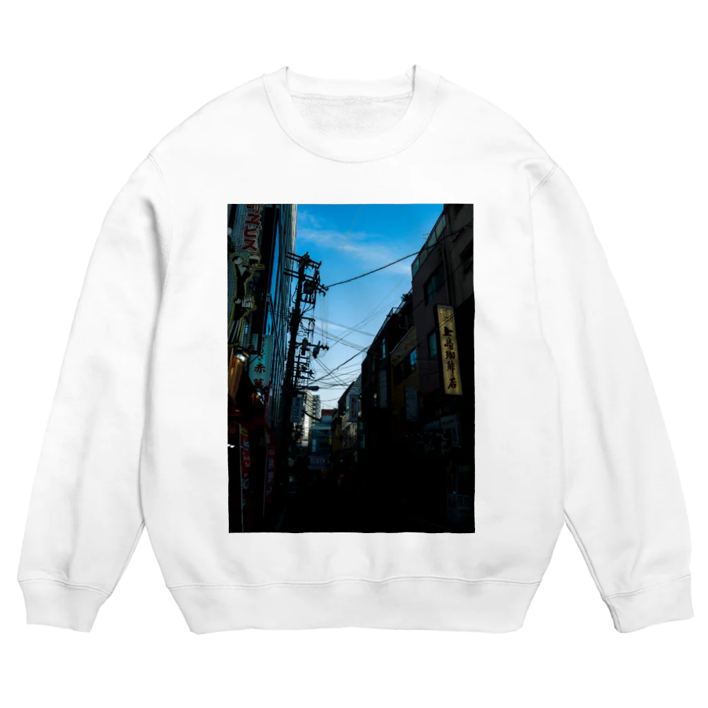 Nashimoto's Kitchenの街の入り口 Crew Neck Sweatshirt