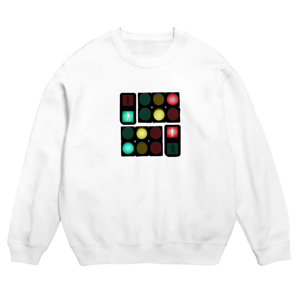 pante-syon(ﾊﾟﾝﾃｰｼｮﾝ)の信号機 Crew Neck Sweatshirt