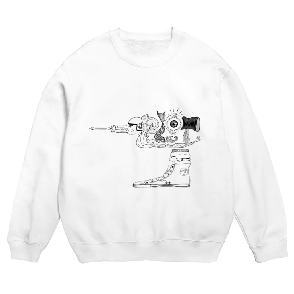 ウタホ商店のスタジオプロット Crew Neck Sweatshirt