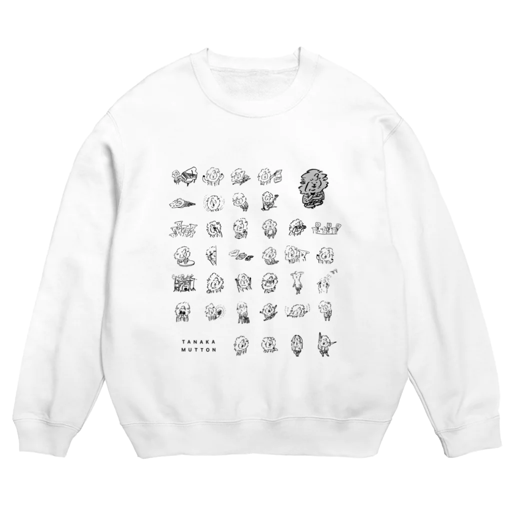 コヒツジズのネットショップのTANAKA MUTTON  Crew Neck Sweatshirt