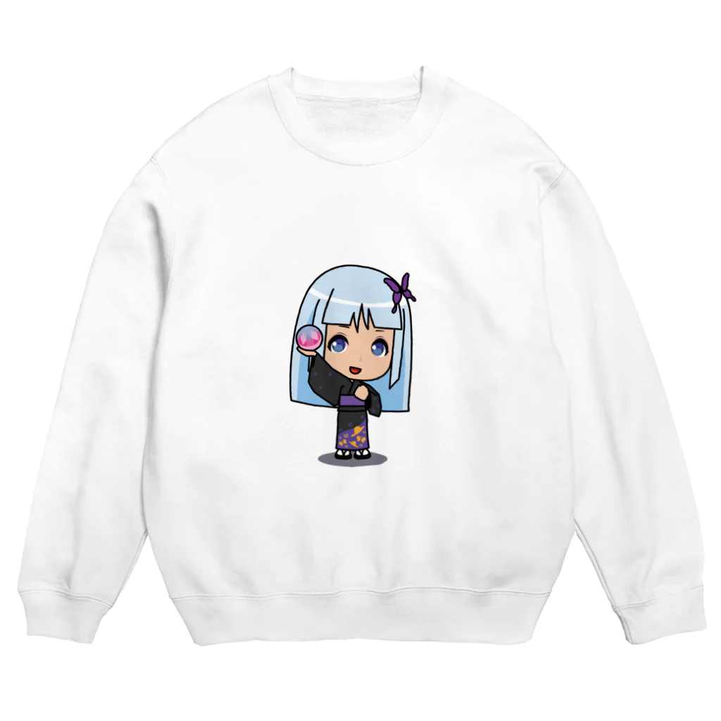 だいちゃん(∀)＠【だいちゃん.com】のだいちゃん.comひまりちゃんグッズ Crew Neck Sweatshirt