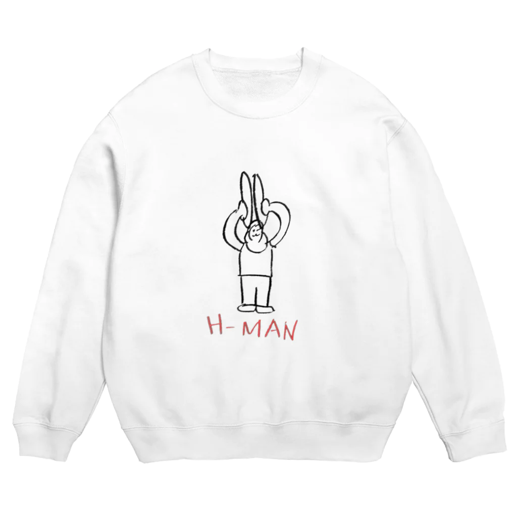 怒りのTシャツ売り場のH-MAN Crew Neck Sweatshirt